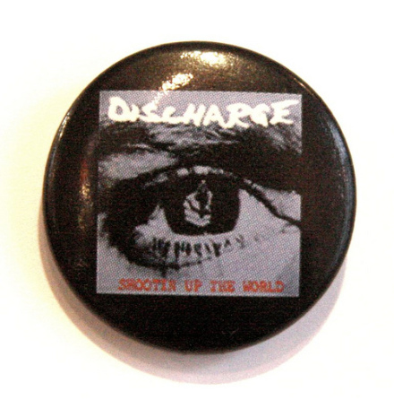 Discharge - Blue - Badge