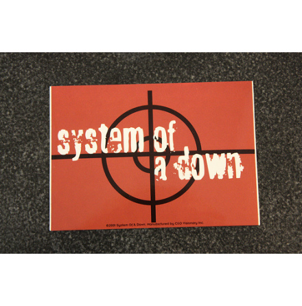 System Of A Down - Red - Klistermrke