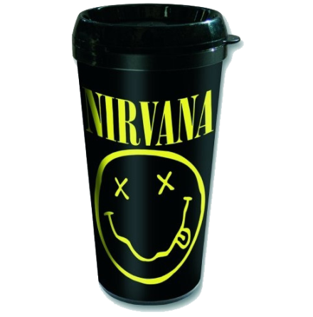 Nirvana - Smiley - Travelmug