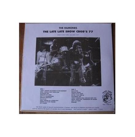 LP - Ramones - The Late Late Show CBGBs 77