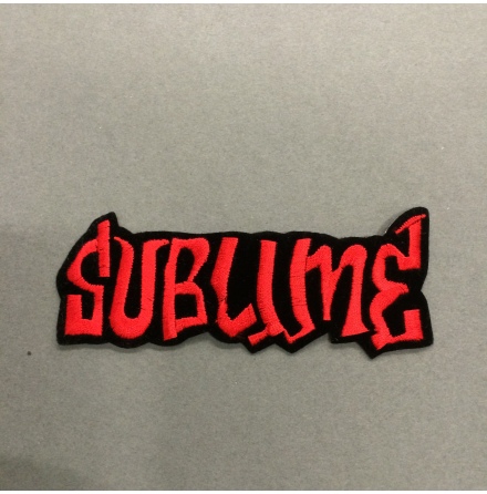 Sublime - Svart/Rd Logo - Tygmrke