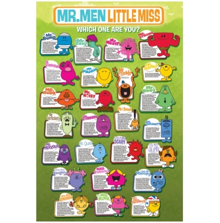 Poster-Mr Men &amp; Little Miss