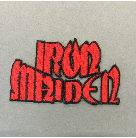 Iron Maiden - Rd Logo - Tygmrke