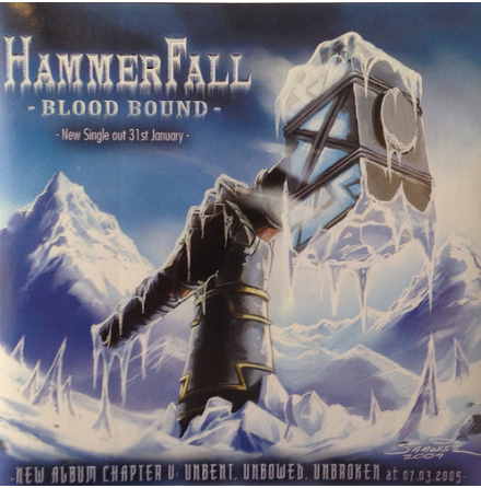 Hammerfall - Klistermärke