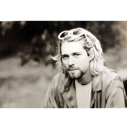 Kurt Cobain - Profil Glasgon  -  Poster