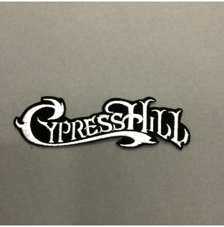 Cypress Hill - Svart/Vit Text Logo - Tygmärke