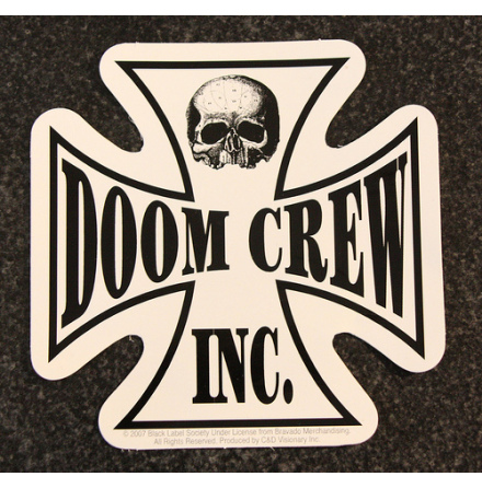 Black Label - Doom Crew - Klistermrke