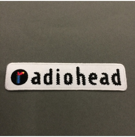 Radiohead - Vit/Svart Logo - Tygmrke