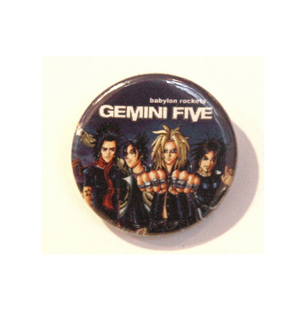Gemini Five - Cartoon - Badge