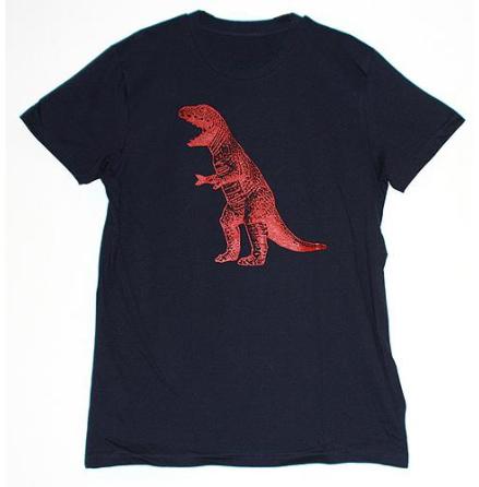 T-Shirt - Dino - Mörkblå