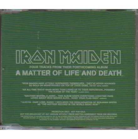 CD - A Matter Of Life And Death