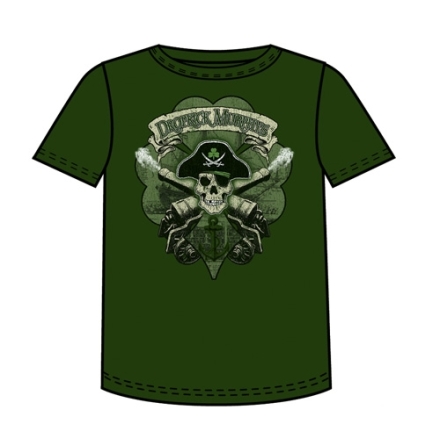 T-Shirt - Skull Cannon Anchor