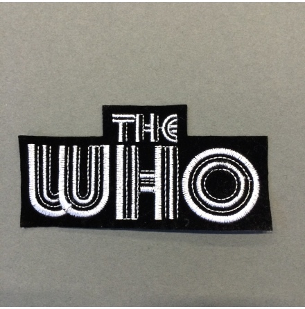 The Who - Svart/Vit Logo - Tygmrke