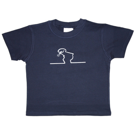 Barn T-Shirt - Linus - Mrkbl