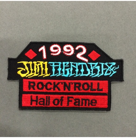 Jimi Hendrix - Rock N Roll Hall of Fame - Tygmärke
