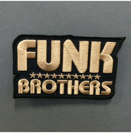 Funk Brothers - Svart/Guld - Tygmärke