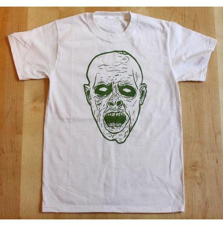 T-Shirt - Face - Vit/Grön