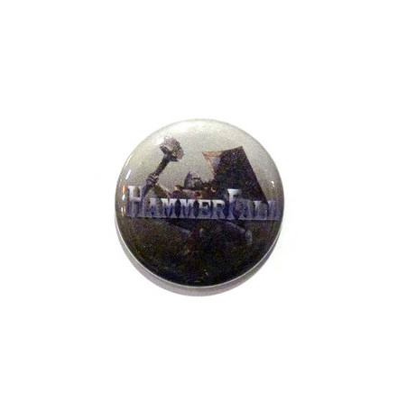Hammerfall - Grå - Badge