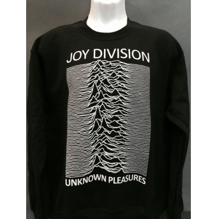 Sweatshirt - Unknown Pleasures Svart