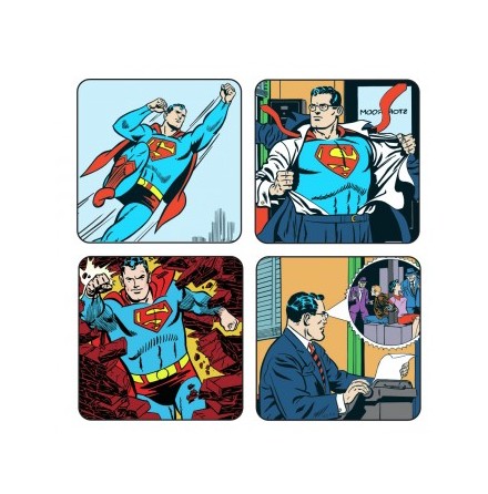 Superman - Coasters set of 4