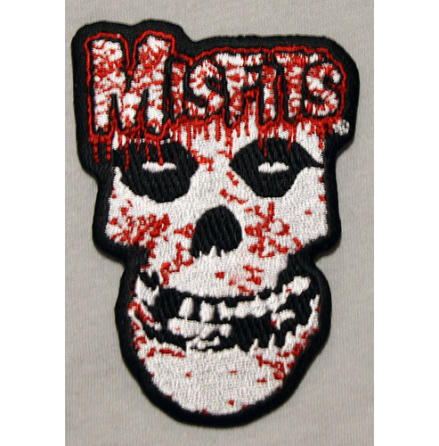 Misfits - Bloodstaind Skull - Tygmärke