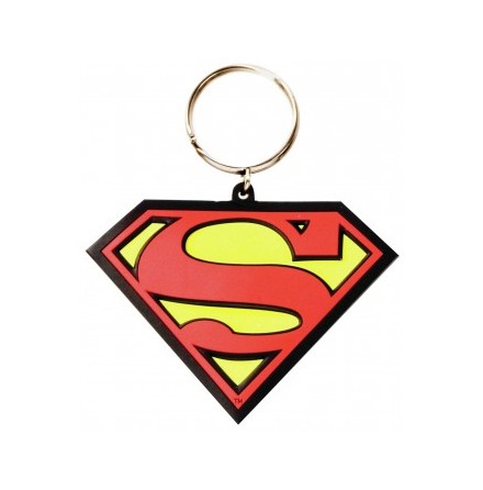Superman - Logo Gummi nyckelring