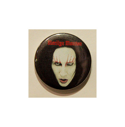 Manson Marilyn - Ansikte - Badge