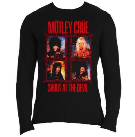 Motley Crue LS Mens Tee: Shout Wire