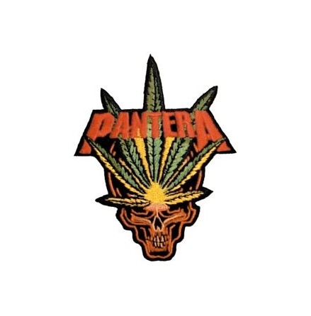 Pantera - Skull/Weed - Tygmrke