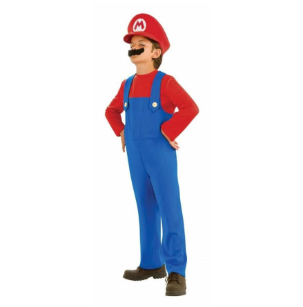 Super Mario Bros Child Costume 4-6 r