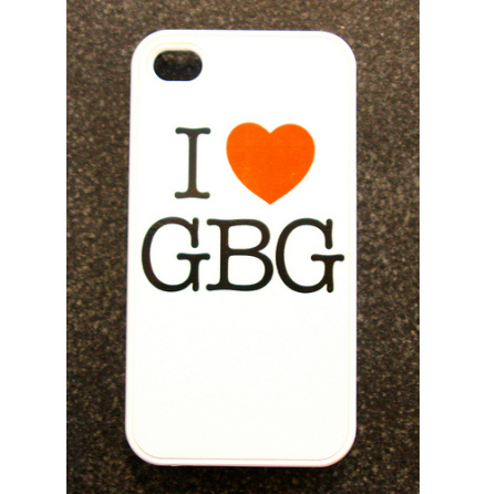 I Love GBG Vit - iPhone Cover 4/4S