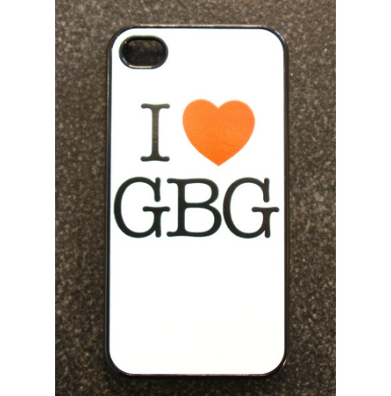 I Love GBG Svart - iPhone Cover 4/4S
