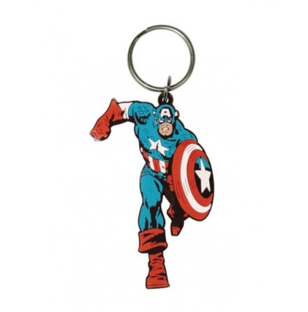 Captain America - Nyckelring Gummi