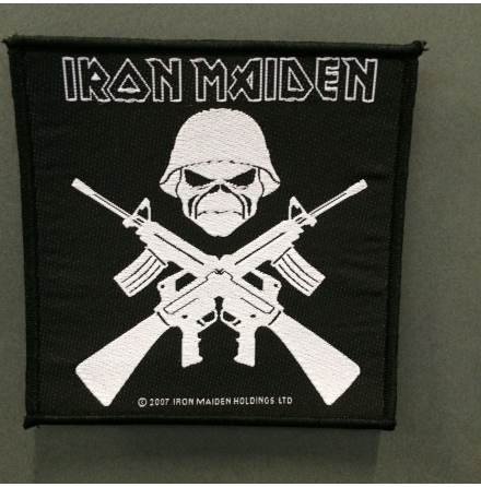 Iron Maiden - Crossed Guns - Tygmärke