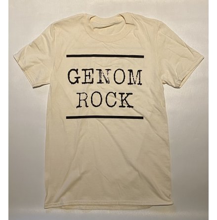 Franska Trion Natur T-Shirt Genom Rock