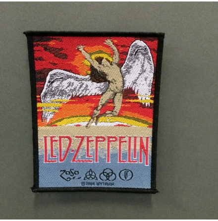 Led  Zeppelin - Swan .- Tygmärke
