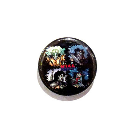 Kiss - Cartoon - Badge