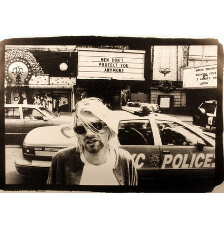 Kurt Cobain - Police Car- Poster
