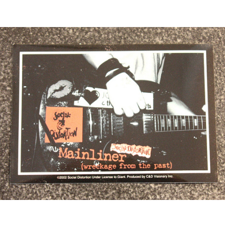 Social Distortion - Mainliner - Klistermrke