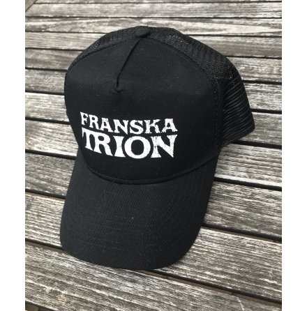 Franska Trion Trucker Keps Svart Logo