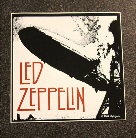 Led Zeppelin - Zeppelin - Klistermärke