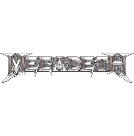 Megadeth - Chrome logo - Pin