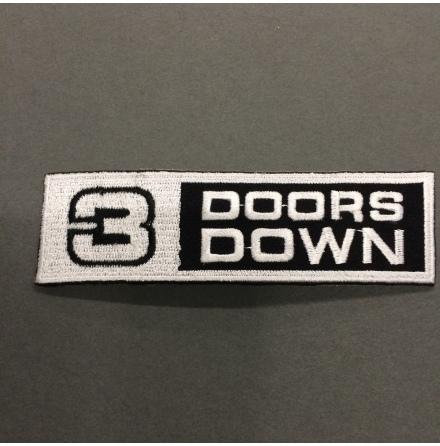 3 Doors Down - Vit/Svart Logo - Tygmrke