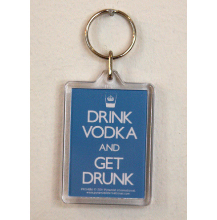 Drink Vodka - Nyckelring