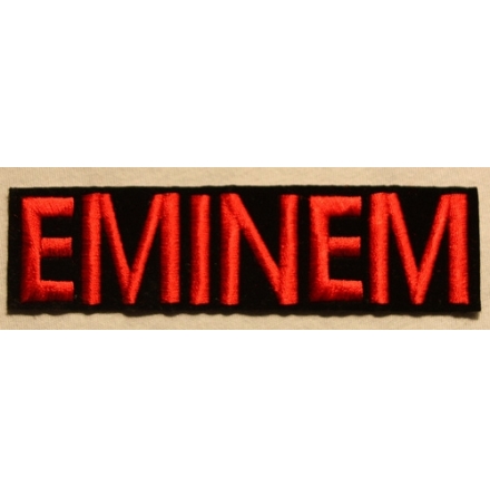Eminem - Rd/svart Logo - Tygmrke